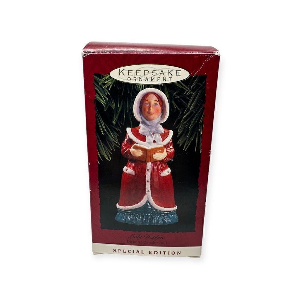 Hallmark  Lady Daphne Dickens Caroler Bell 1993 QX550-5 with box